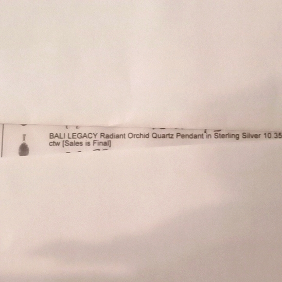 BALI LEGACY RADIANT ORCHID QUARTZ PENDENT - Picture 9 of 9